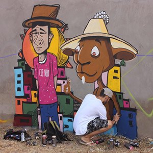 Fotografia de Grafitti Arte Feira